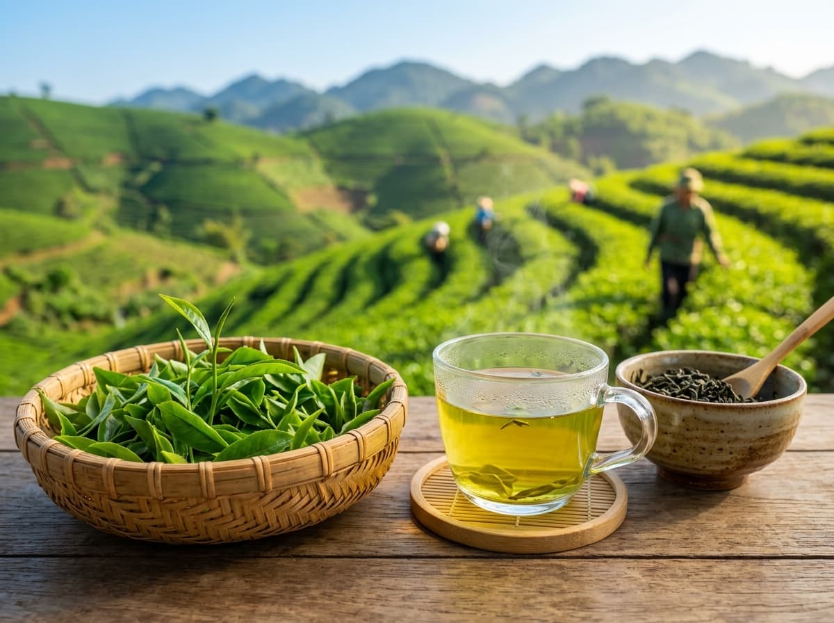 Lục trà nền (thanh vị)