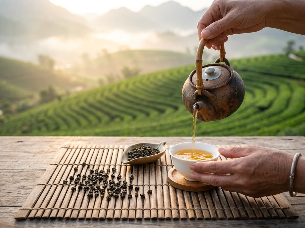 Ô long nền (thơm sữa)